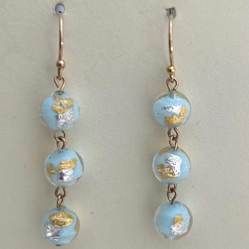 Aventurina Murano earrings